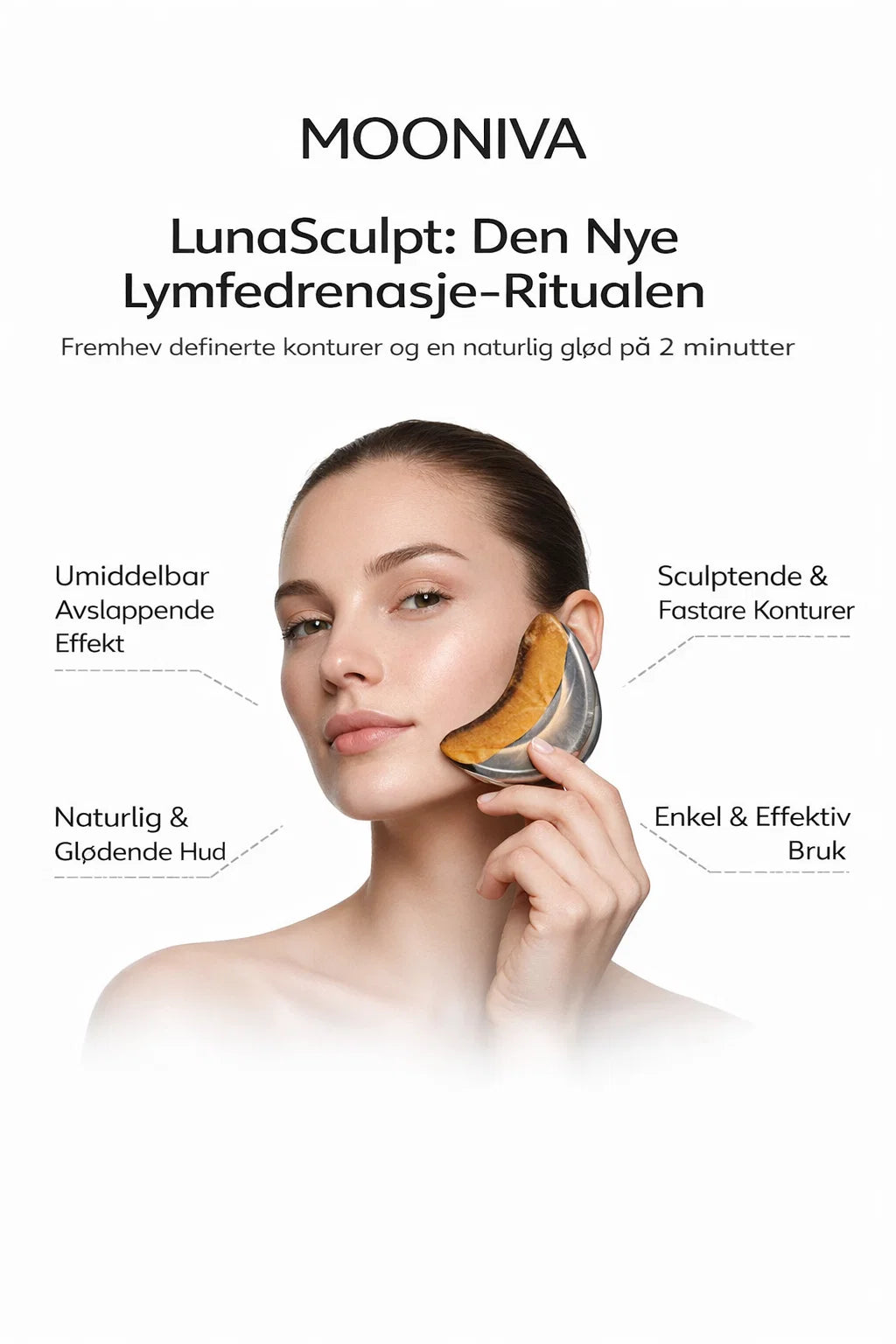 Mooniva LunaSculpt™ – Lymfedrenerende børste for ansiktet