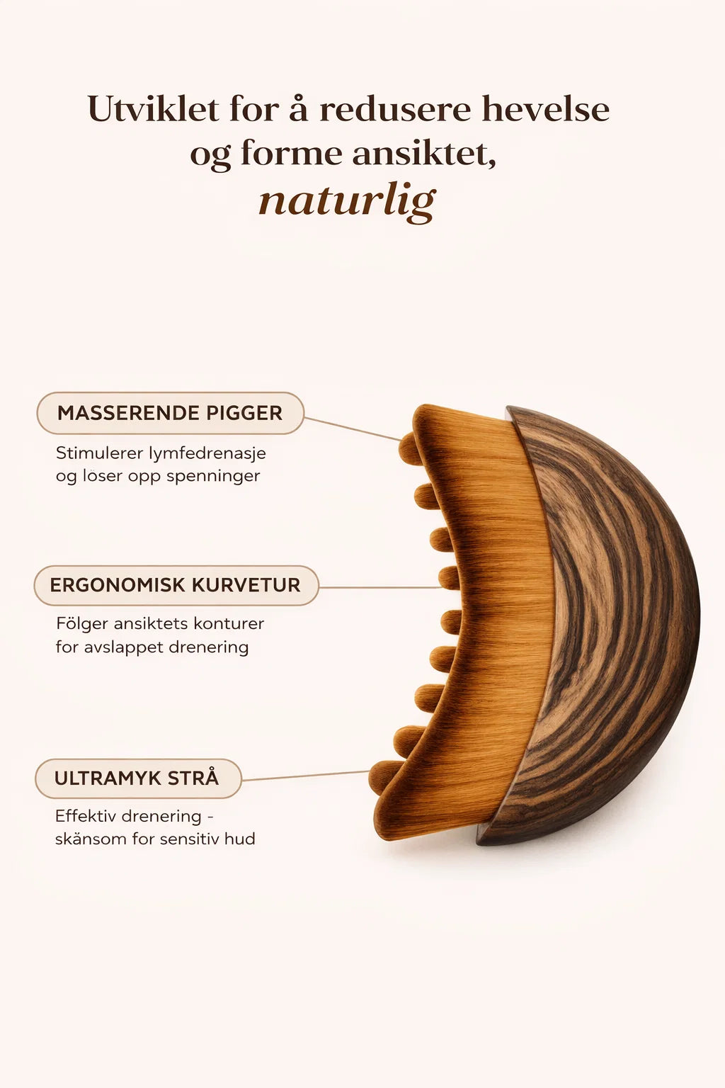 Mooniva LunaSculpt™ – Lymfedrenerende børste for ansiktet